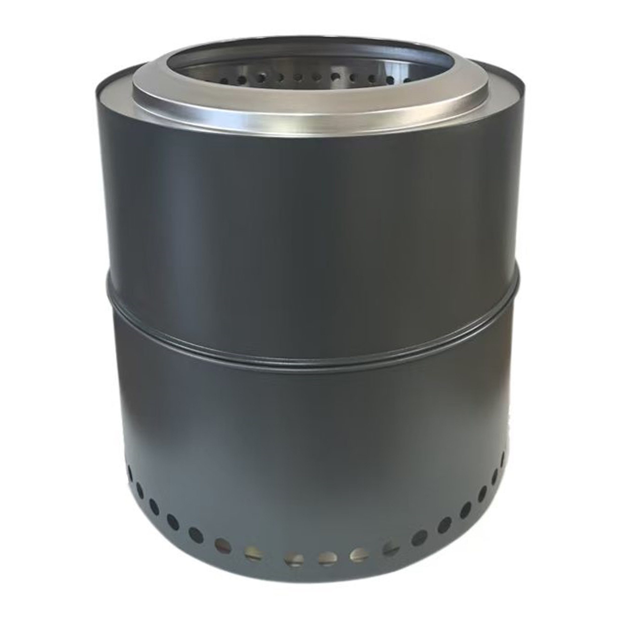 Edenoutdoor Feuerschale Rauchfreie Feuerschale NOVA Edelstahl für Garten Terrasse Balkon, Nahezu rauchfrei, zerlegbar