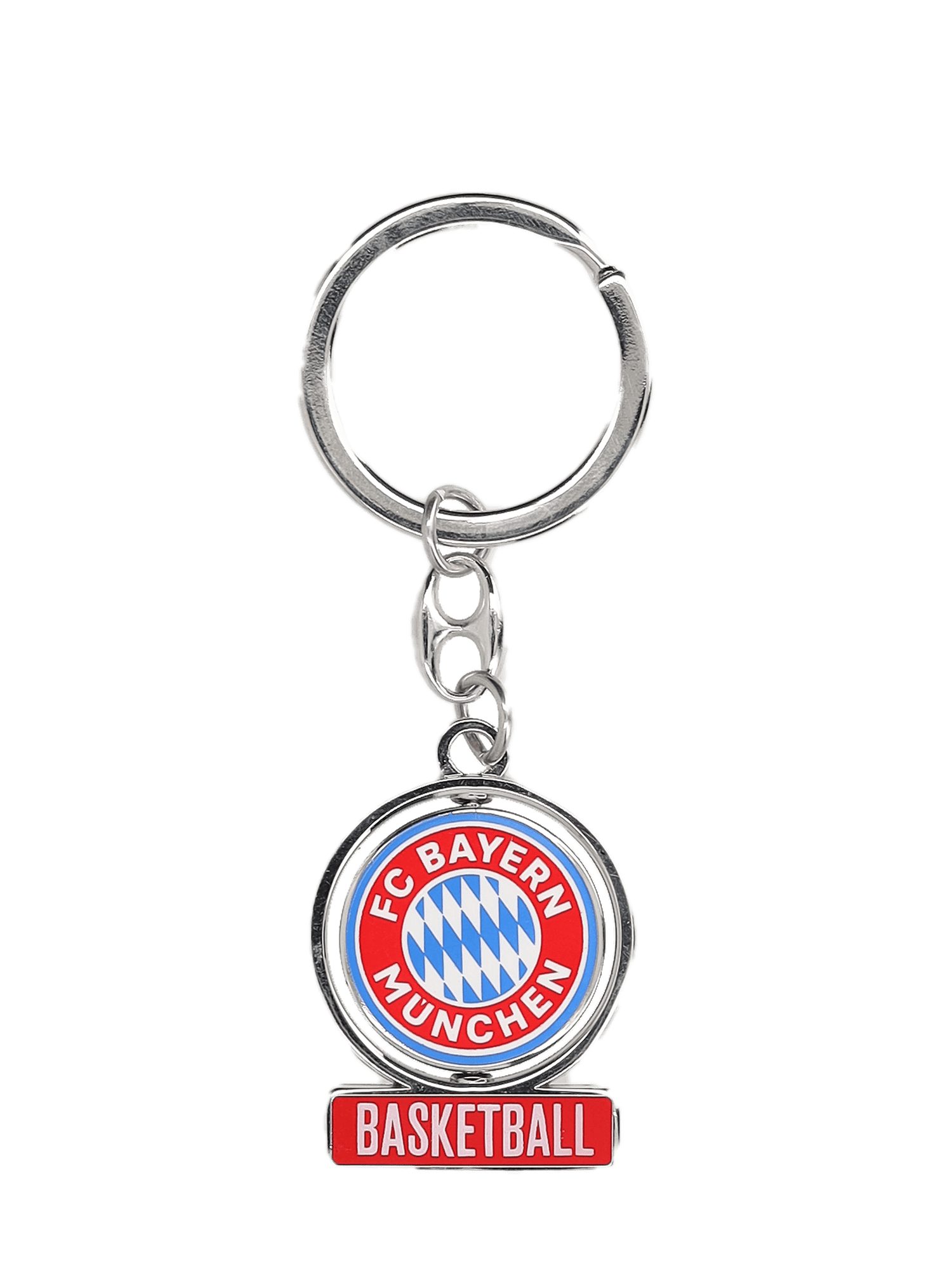 FC Bayern München Schlüsselanhänger FC Bayern München Basketball Schlüsselanhänger Logo Rot/Weiß I Fußball