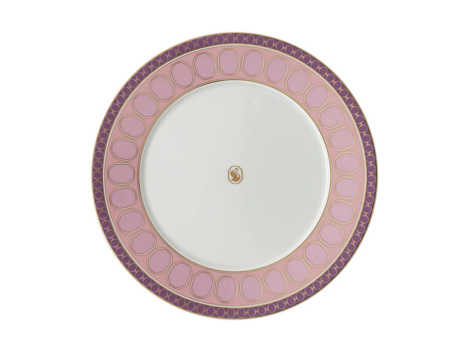 Swarovski Frühstücksteller Signum Rose Frühstücksteller 23 cm, Teller Flach