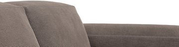 FLEXLUX Ecksofa Lucera Chaislongue + 2,5 Sitzer, modern & anschmiegsam, Kaltschaum, Stahl-Wellenunterfederung