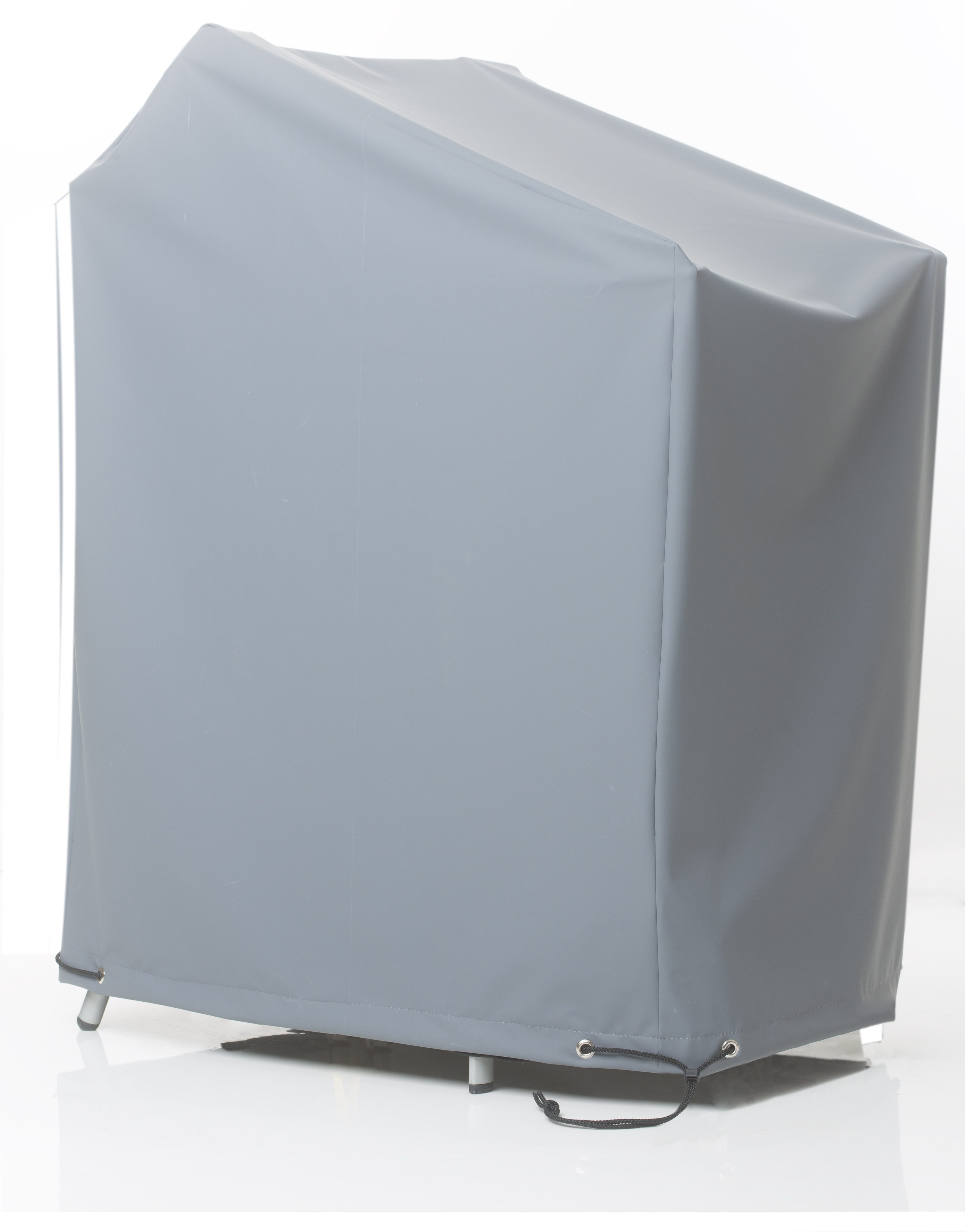 Rübeling Abdeckhaube – Schutzhülle für Stapelsessel 4er Breite 60, Tiefe 74, Höhe 67/89 cm, atmungsaktiv, UV-beständig, wasserdicht, waschbar