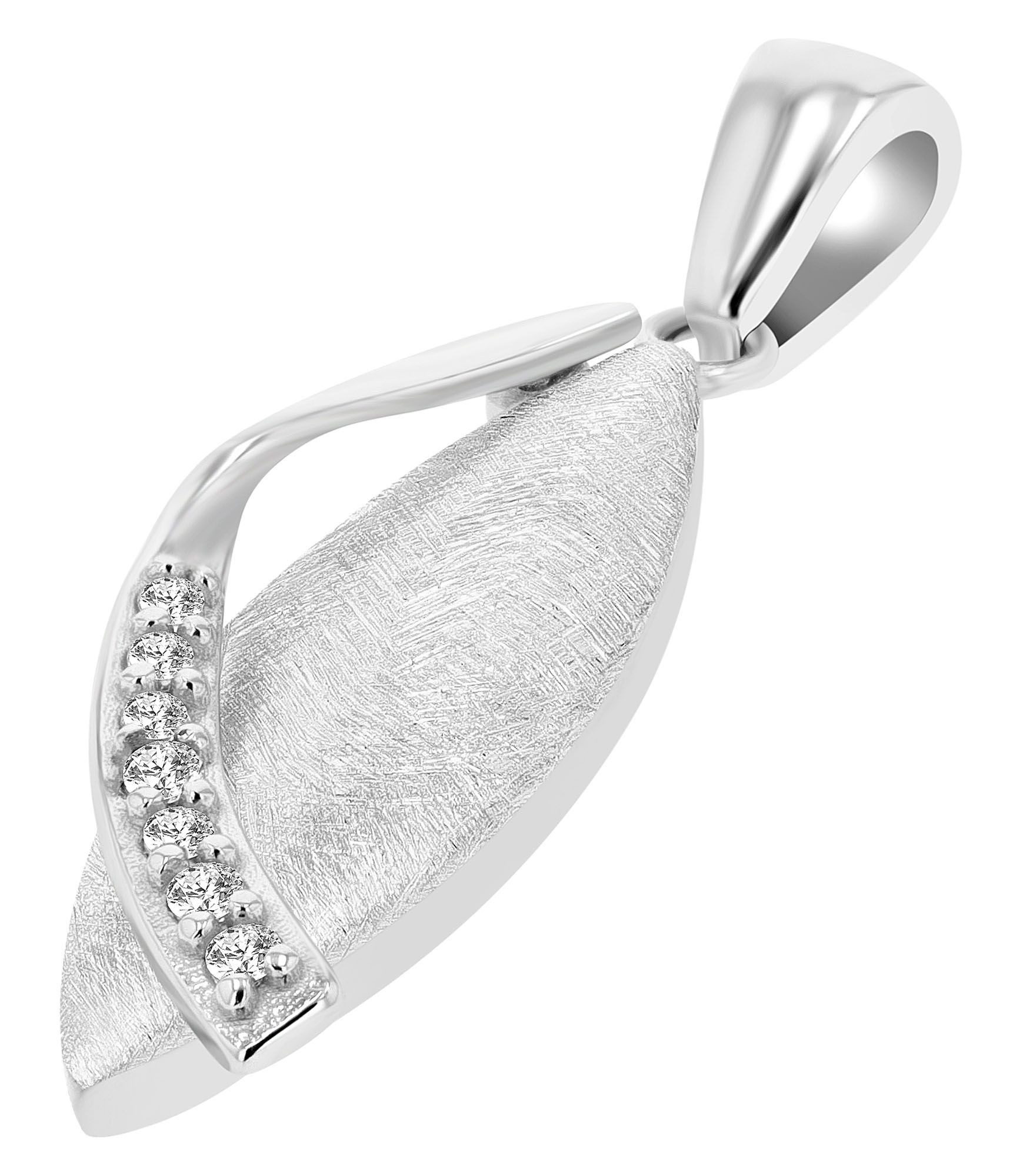 Kettenanhänger Anhänger aus 333 Gold mit Zirkonia