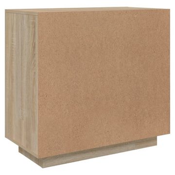 vidaXL Sideboard Sideboard Sonoma-Eiche 80x40x75 cm Holzwerkstoff (1 St)
