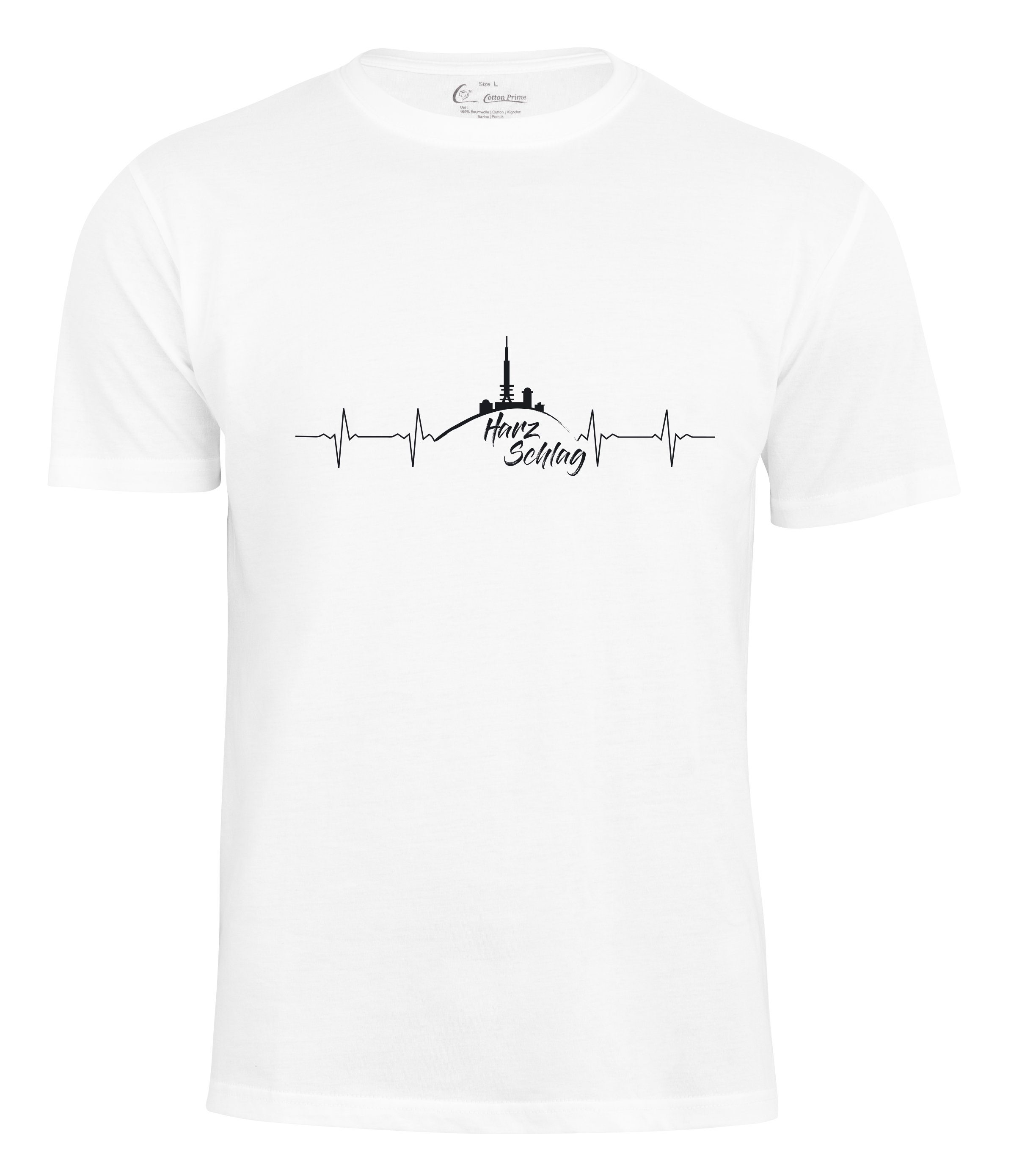 Cotton Prime® T-Shirt - Harzschlag Weiss | T-Shirts