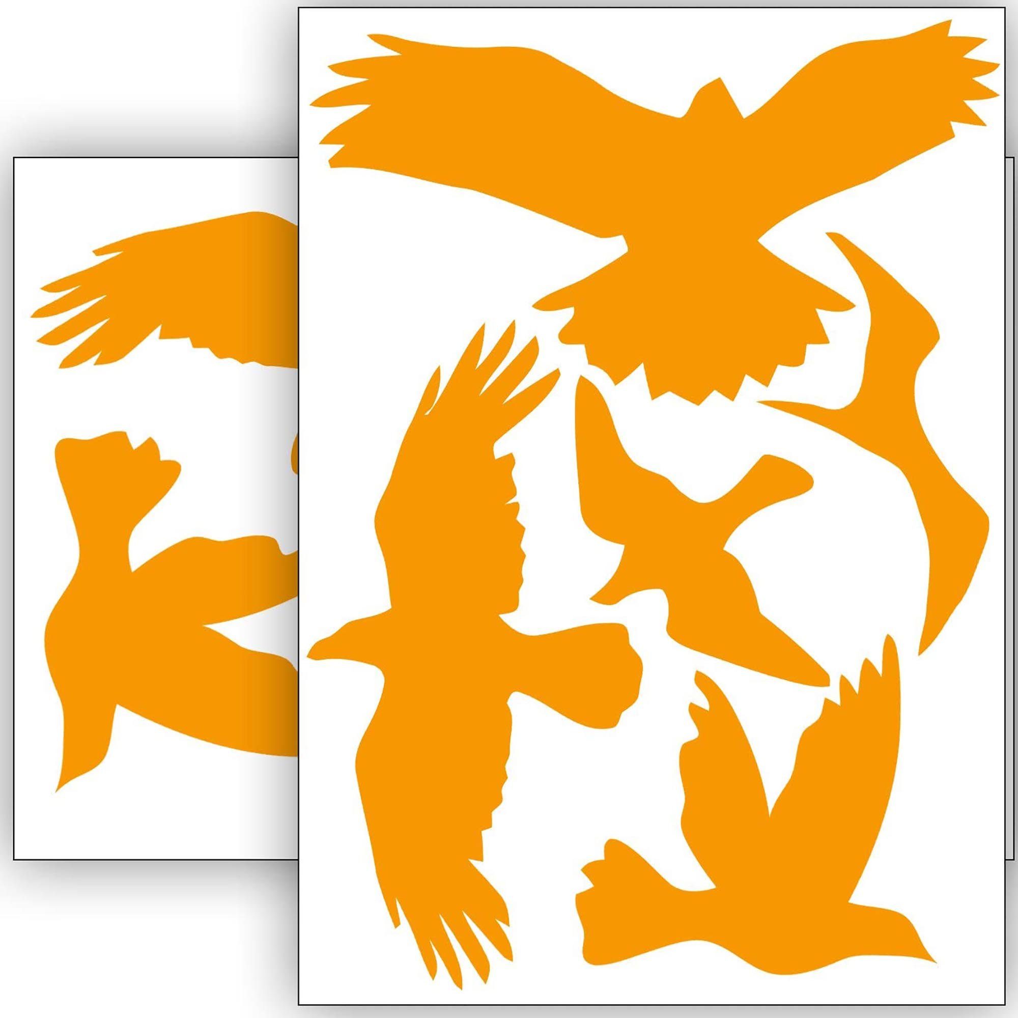 WANDKIND Наклейка Vogelschutz und Fensterschutz - 10 Sticker - Schutz vor Vogelschlag, Selbstklebend