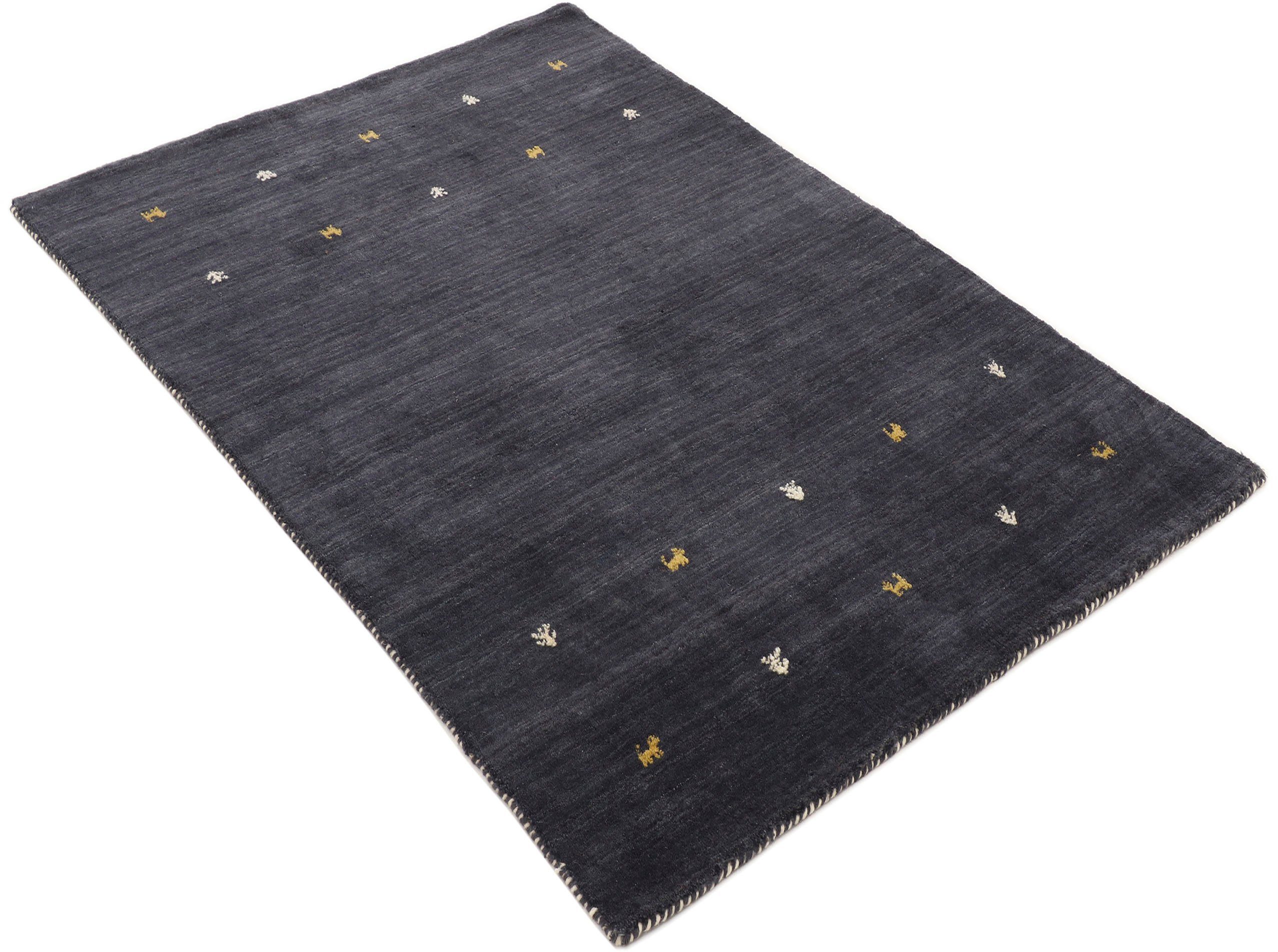 carpetfine Wollteppich "Gabbeh Uni, auch als Läufer und Rund erhältlich" re günstig online kaufen