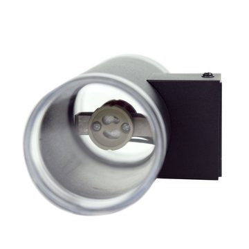 Grafner Außen-Wandleuchte Grafner® Aluminium-Wandlampe Up & Down schwarz WL10749, ohne Leuchtmittel, Wandleuchte