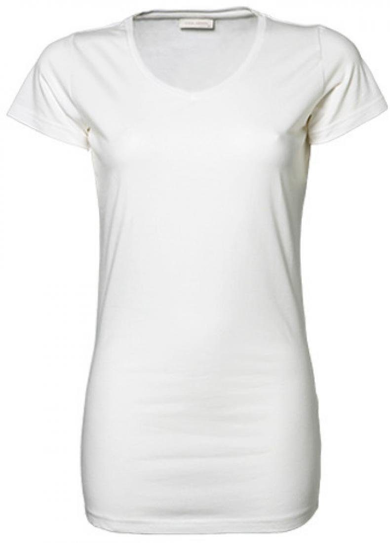 Tee Jays V-Shirt Ladies Stretch Extra Long Damen T-Shirt