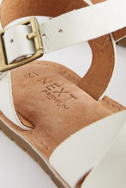 Next Sandalen aus geflochtenem Leder, weite Passform Sandale (1-tlg)