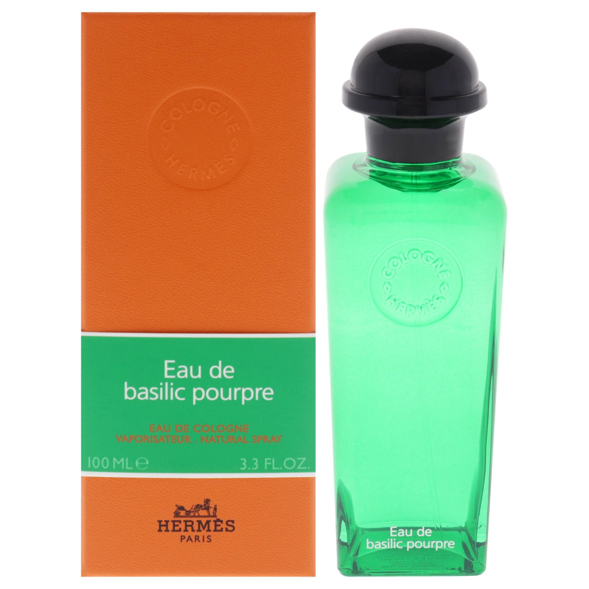 HERMÈS Eau de Cologne Eau de Basilic Pourpre Unisex Herren & Damen EDC Spray, HERMES, Damenparfüm, Glasflakon, Herrenparfüm, Unisexduft