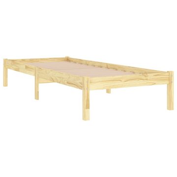 vidaXL Bett Massivholzbett Kiefernholz 90x200 cm