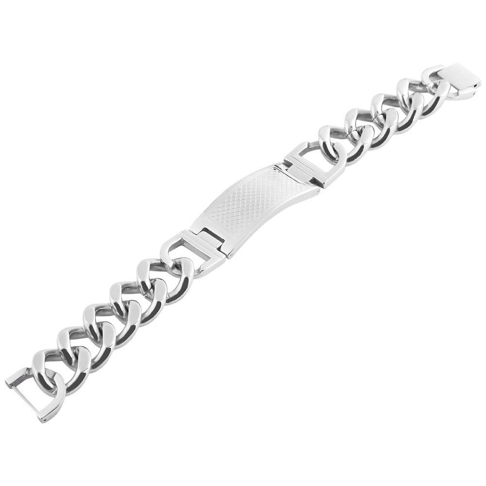 Armband Armband – Panzerarmband aus Edelstahl 23 cm