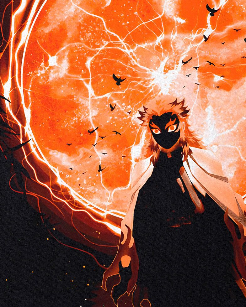 style3 T-Shirt Kyojuro Kimetsu demon slayer anime japan manga cosplay günstig online kaufen