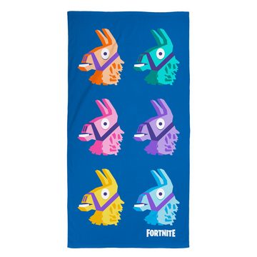 BERONAGE Strandtücher Fortnite Badetuch Lama 75x150, 100% Baumwolle (1-St), Frottee in Velours-Qualität