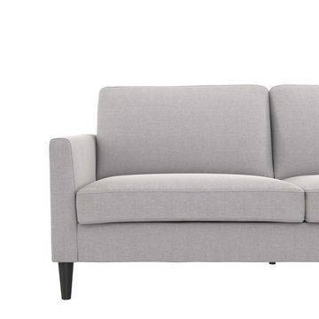 loft24 Sofa Winston, 3-Sitzer Couch, Massivholz Beine, Länge 188 cm