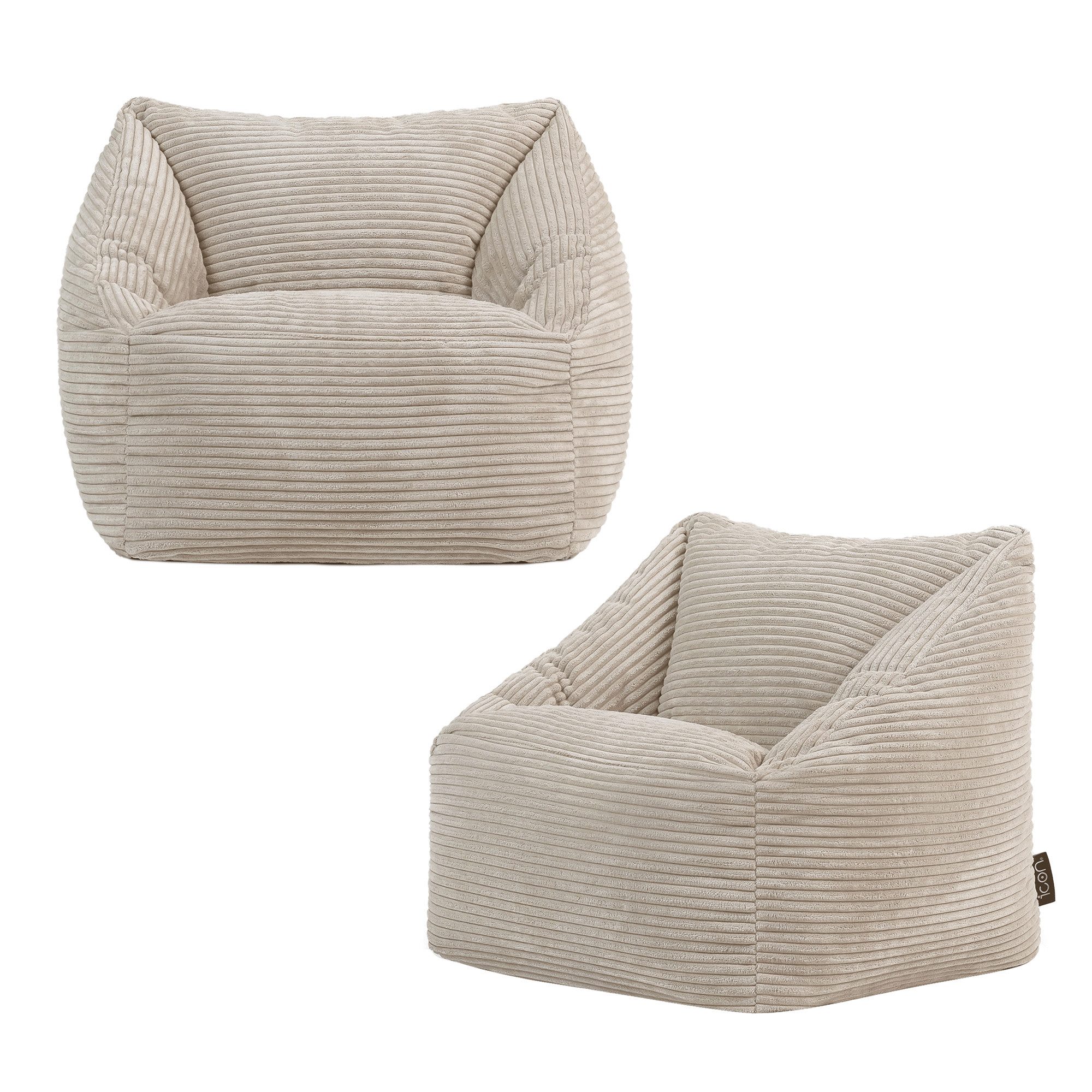 Sitzsack Sitzsack für Kinder aus Cord Flauschig „Natalia“