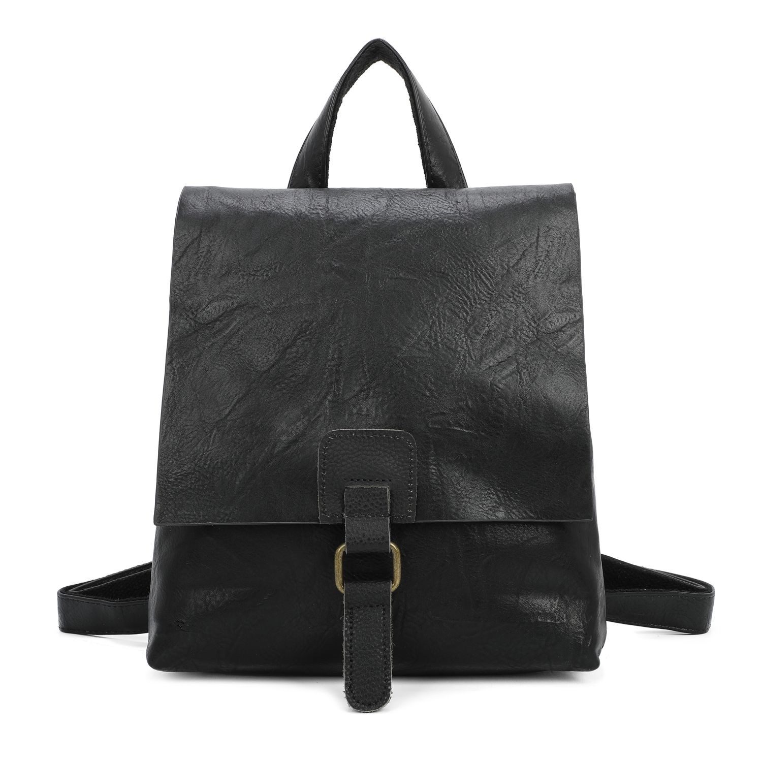 Rucksack Damen Schultertasche Backpack Umhängetasche CrossBody Leder Optik Bag