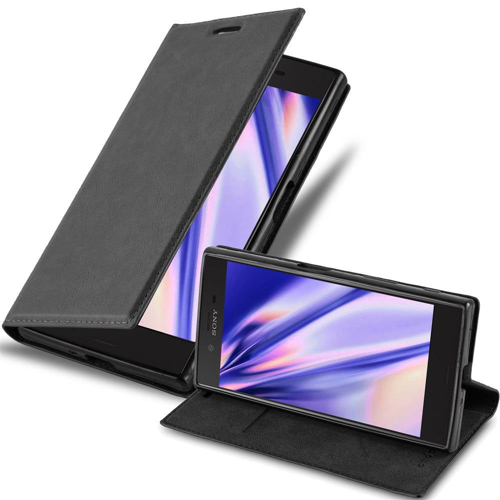 Cadorabo Handyhülle für Sony Xperia X COMPACT Hülle Sony Xperia X COMPACT, Hülle Schutzhülle mit Standfunktion, Magnetverschluss und Kartenfach