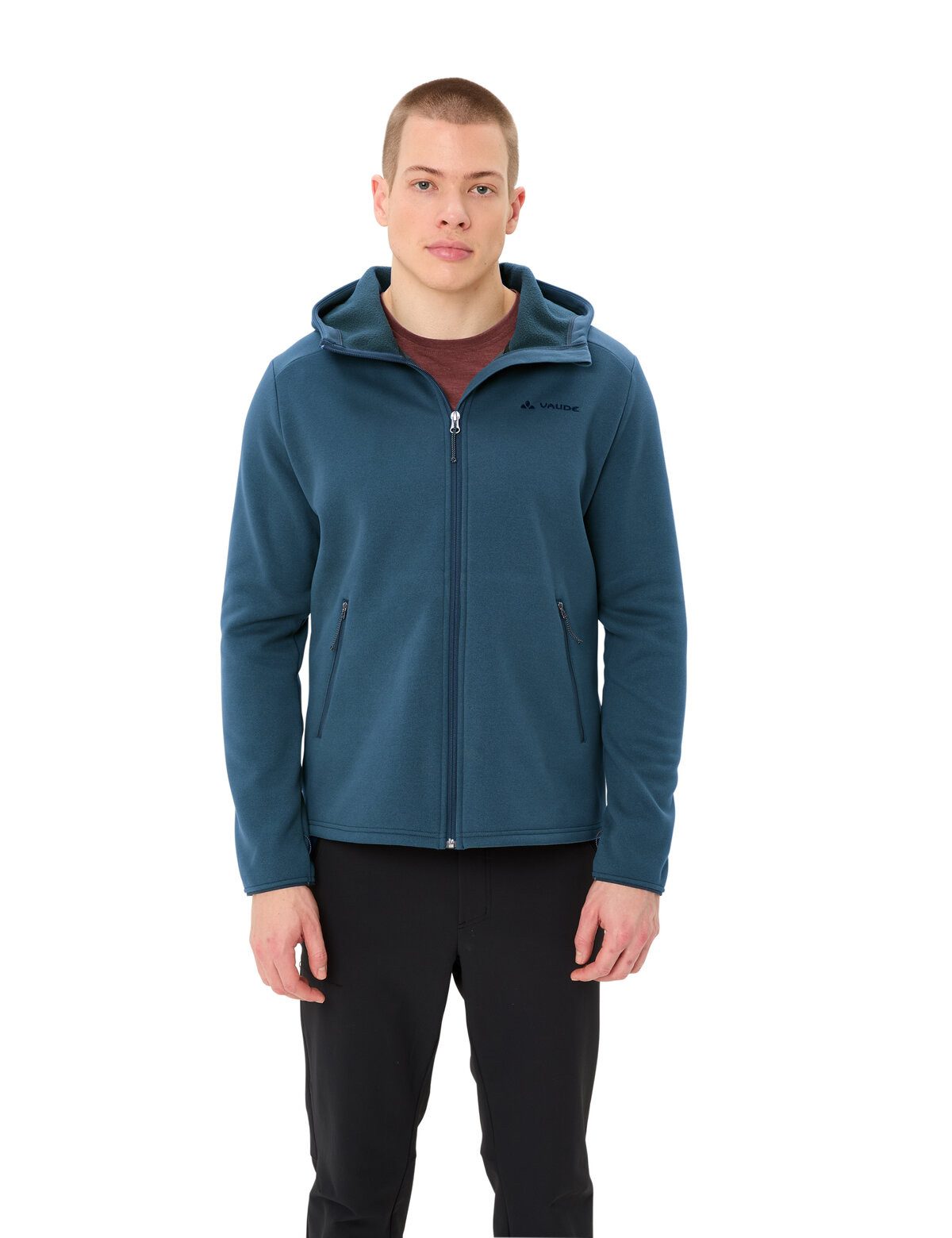 VAUDE Fleecejacke MEN'S IDRIS FLEECE HOODY (1-St) mit Kapuze und hohem Krag günstig online kaufen