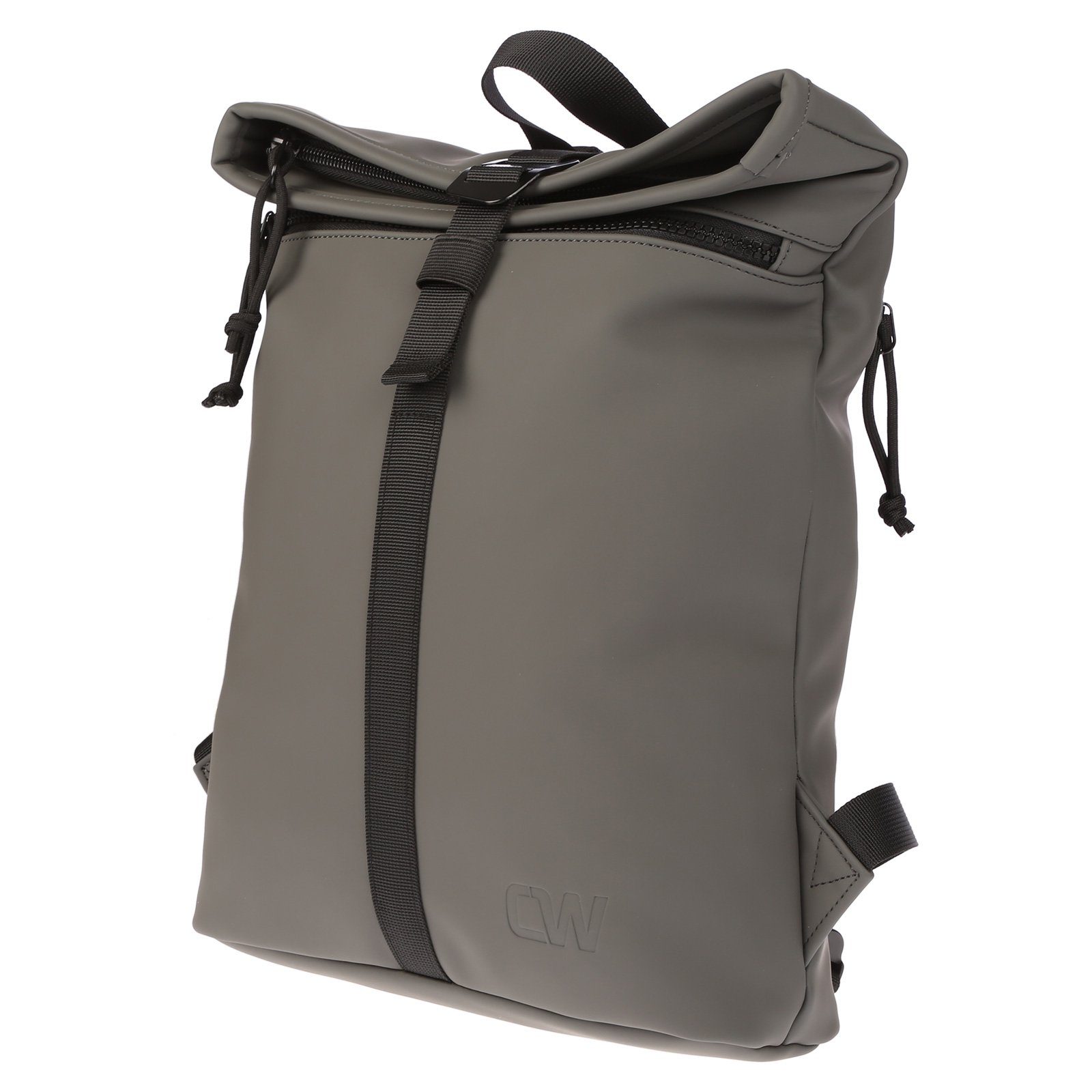 Christian Wippermann Cityrucksack Kleiner Damen Roll up Rucksack Plane Tasche (1-tlg, 1-tlg), Fahrradrucksack Kurier Rollup Bag