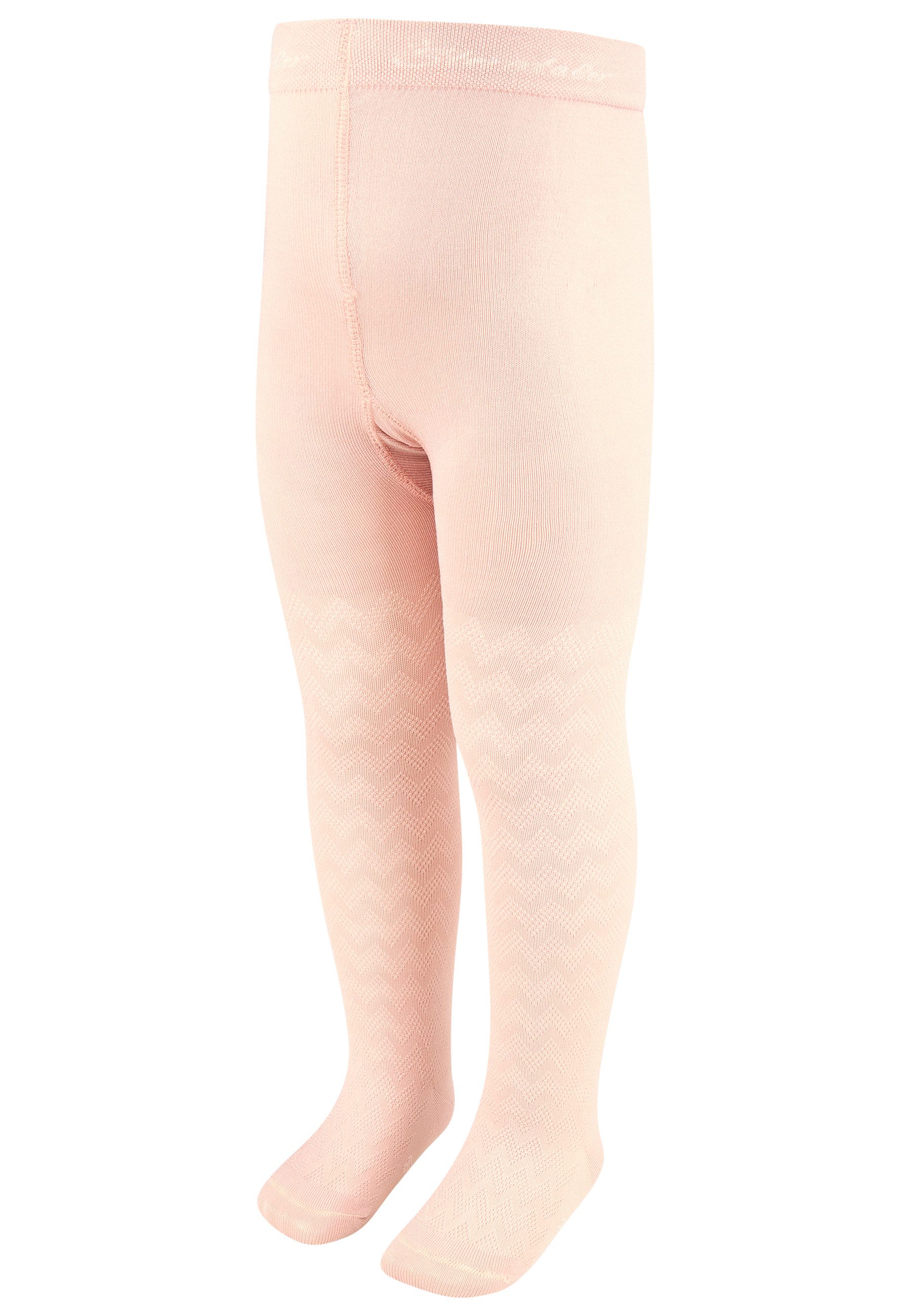 Sterntaler® Strumpfhose Strumpfhose Struktur (1 St) Strumpfhose uni mit Struktur, merzerisierte Baumwolle, weich & dünn