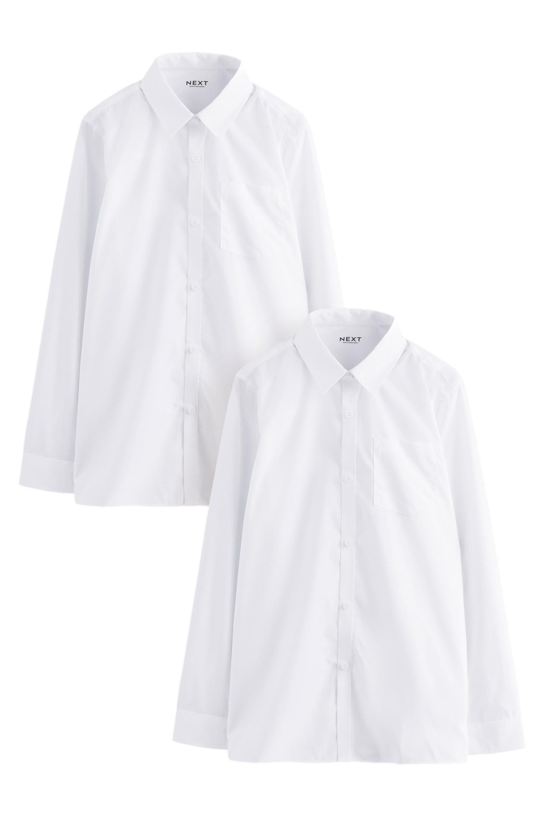 Langarmhemd Regular Fit Hemd mit extra langen Ärmeln