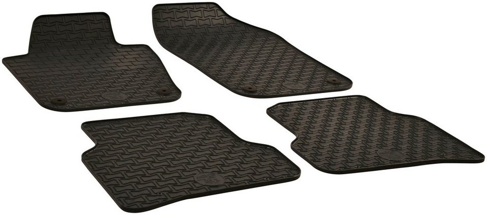 WALSER Passform-Fußmatten (4 St), für Seat Ibiza IV 03/2008-Heute