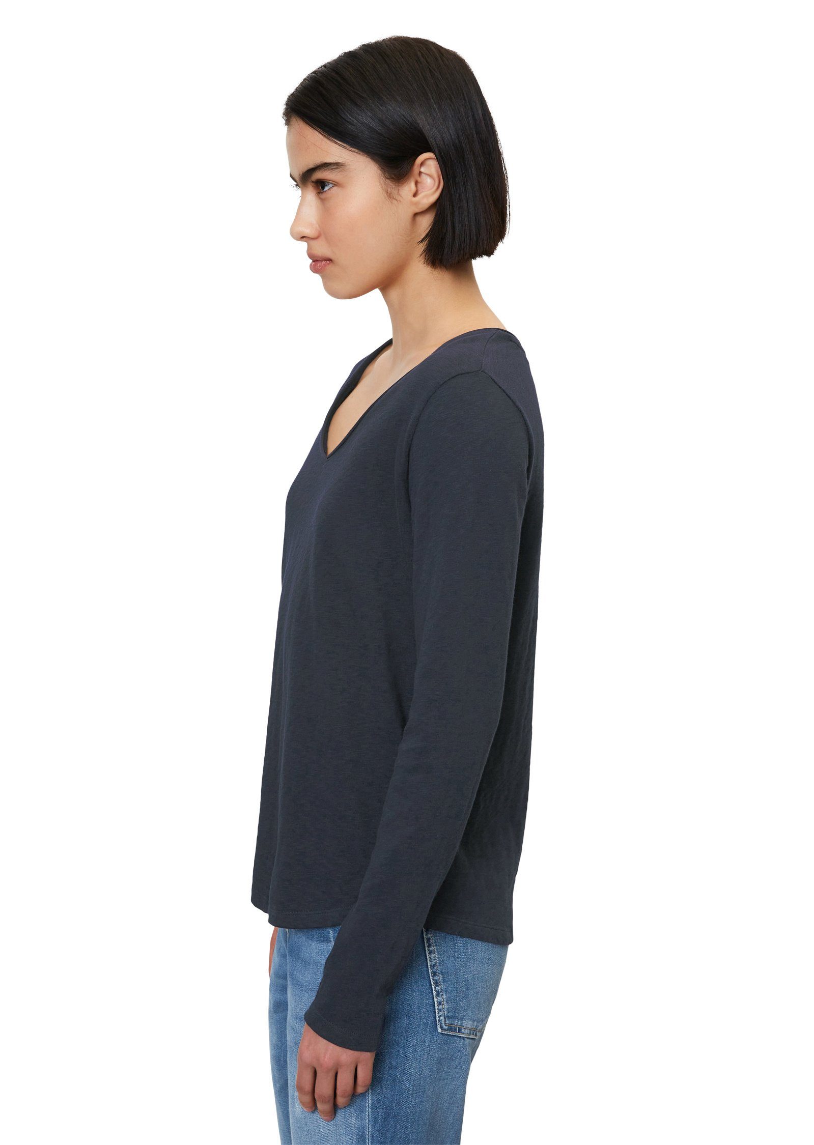 Marc O'Polo DENIM Langarmshirt aus Premium Organic Cotton günstig online kaufen