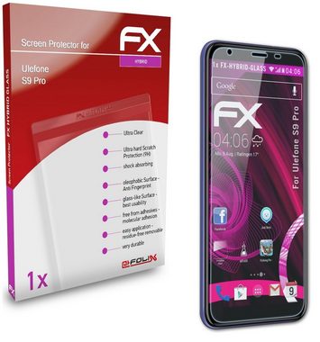 atFoliX Schutzfolie Panzerglasfolie für Ulefone S9 Pro, Ultradünn und superhart