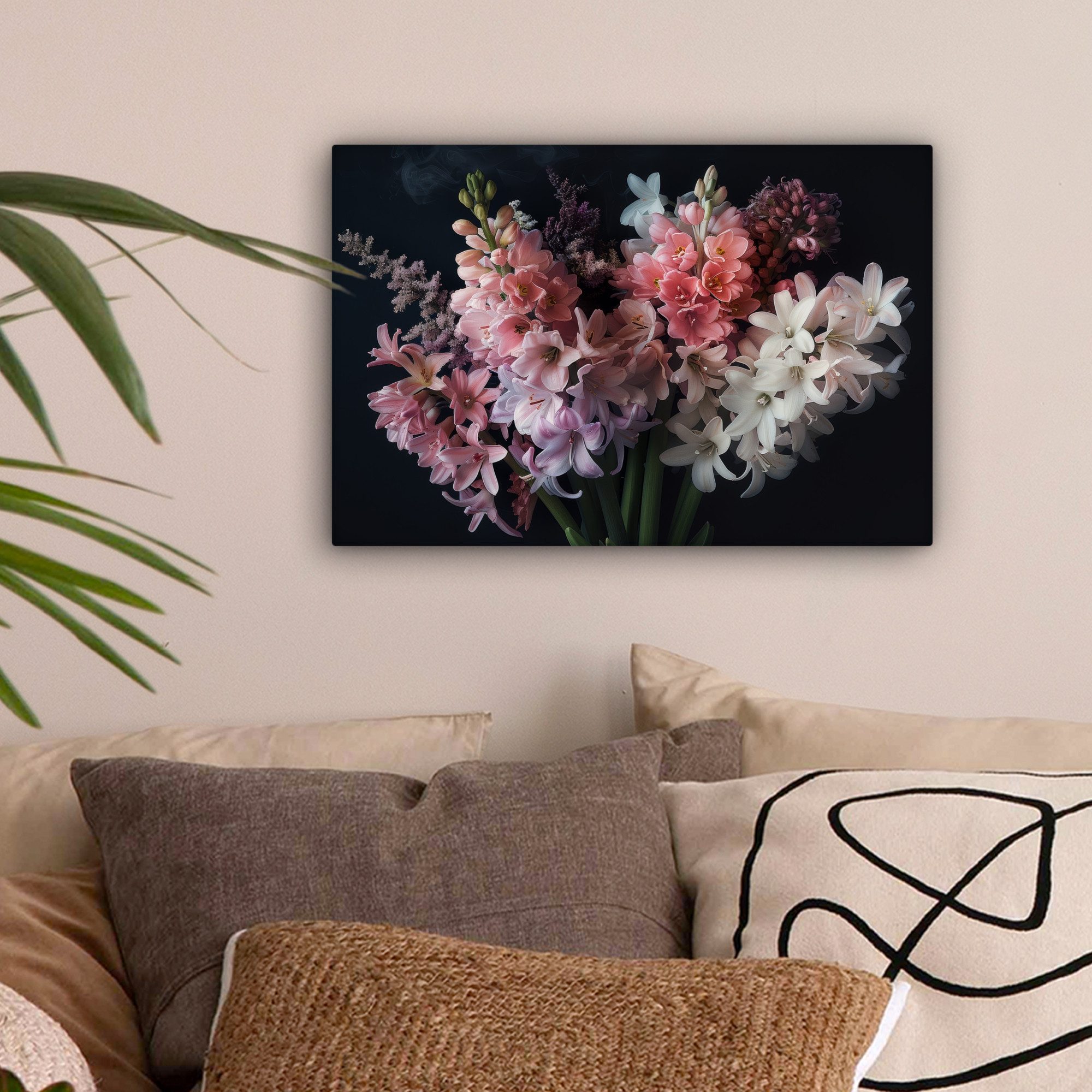 OneMillionCanvasses® Leinwandbild Blumen - Hyazinthe - günstig online kaufen