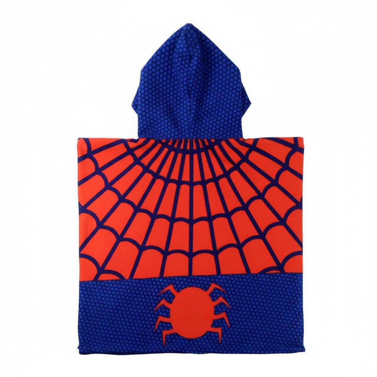 Spiderman Badeponcho Poncho für Kinder 55 × 77 cm 250 gsm schnell trocknend, Polyester