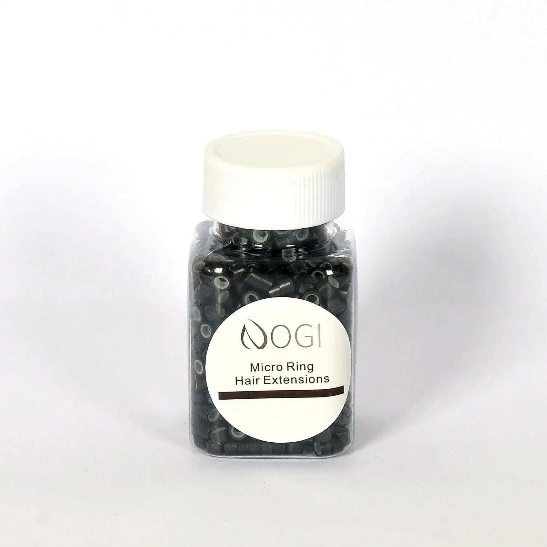 NOGI Haarstyling-Set NOGI Accessoires – Mikroringe 50G, Mikroringe 50g, schonend mit Silikoneinlage und sicherem Halt