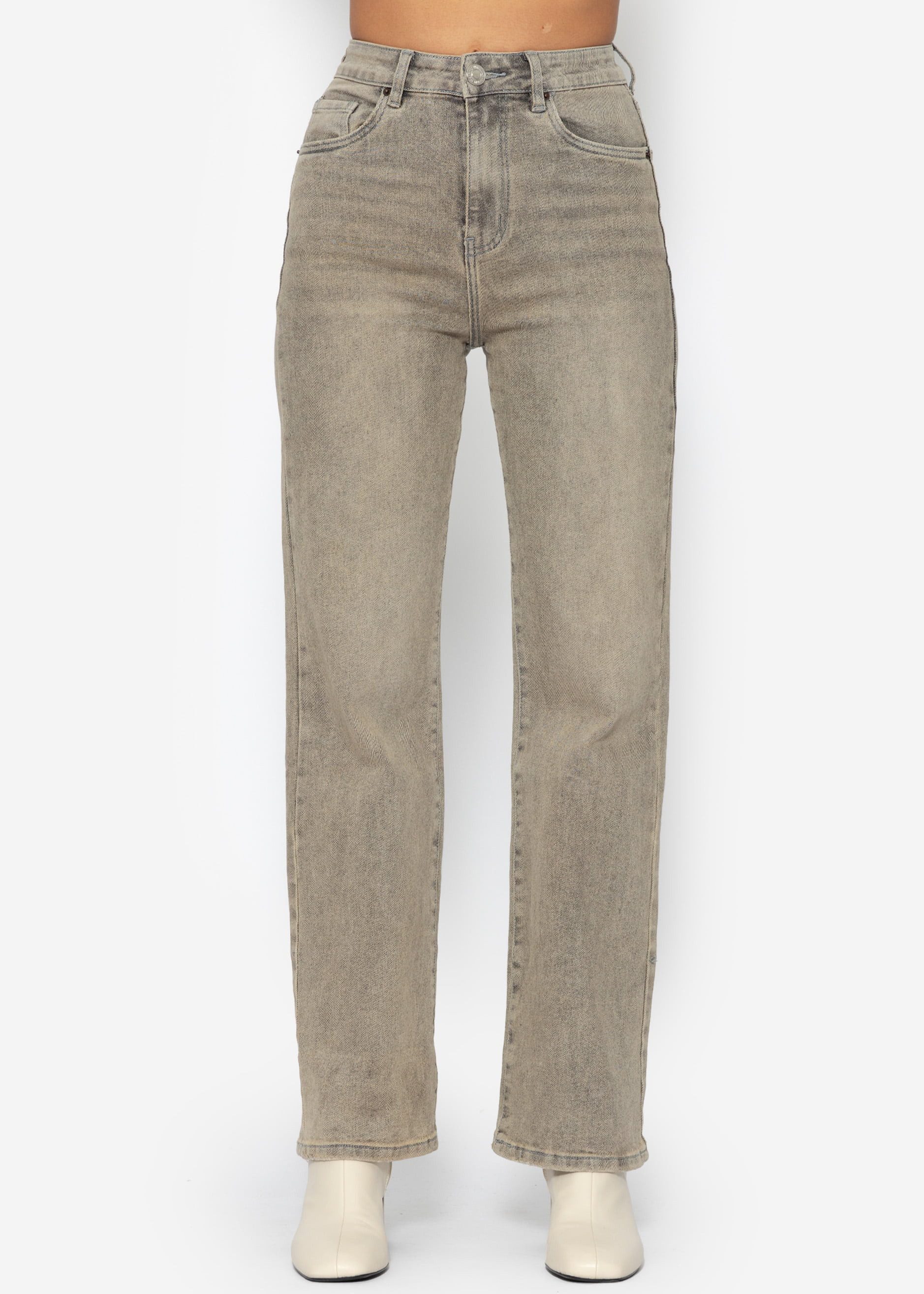 SASSYCLASSY 5-Pocket-Jeans Straight Fit Jeans Damen günstig online kaufen