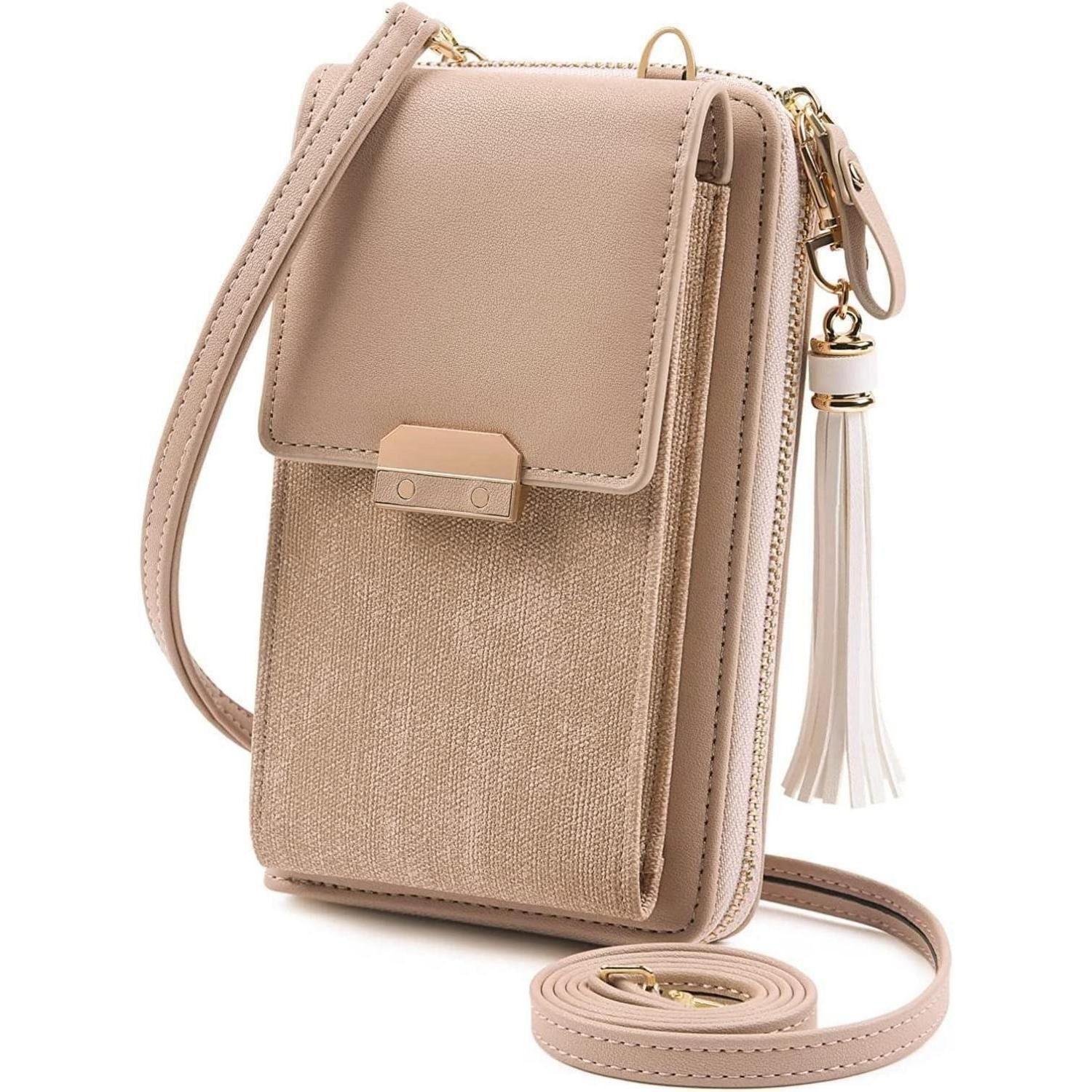 LuxusKollektion Umhängetasche Damen PU Leder Umhängetasche Brieftasche Mini Crossbody Handytasche