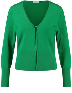 GERRY WEBER Cardigan Strickjacke mit Schlingenknopfleiste