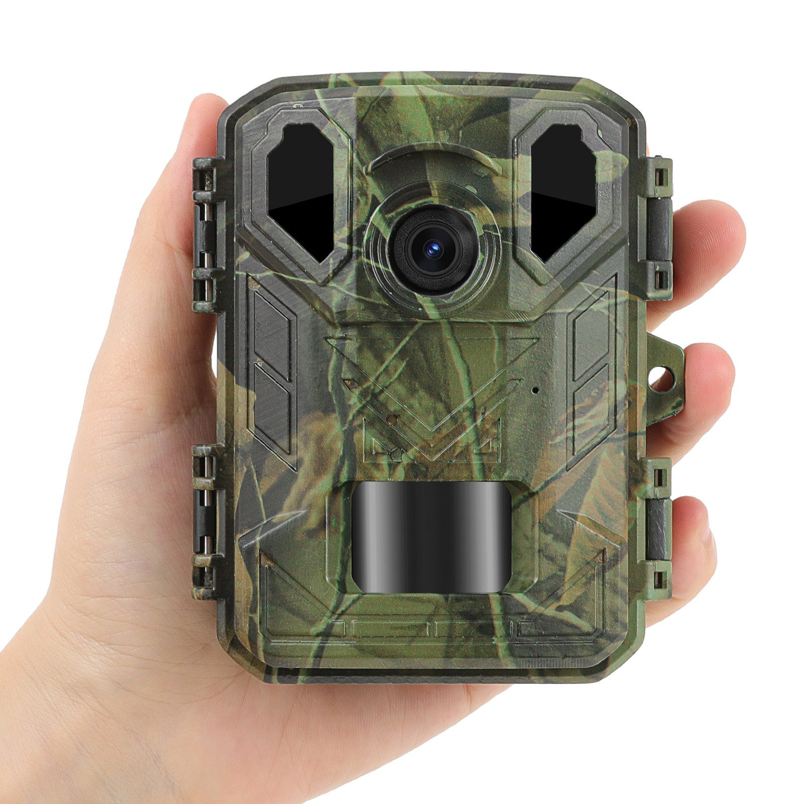 Denver Wildkamera WCS-5023 (Outdoor, Packung, 1-tlg., 1x Denver WCS-5023 Mini Wildkamera inkl. Befestigungsgurt, Wahlweise Netz-oder Batteriebetrieb, mit 2" LCD-Display & IP66 Schutz)