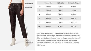 RICANO Lederhose Carillo (mit Kordel) Hochwertiges Lammleder