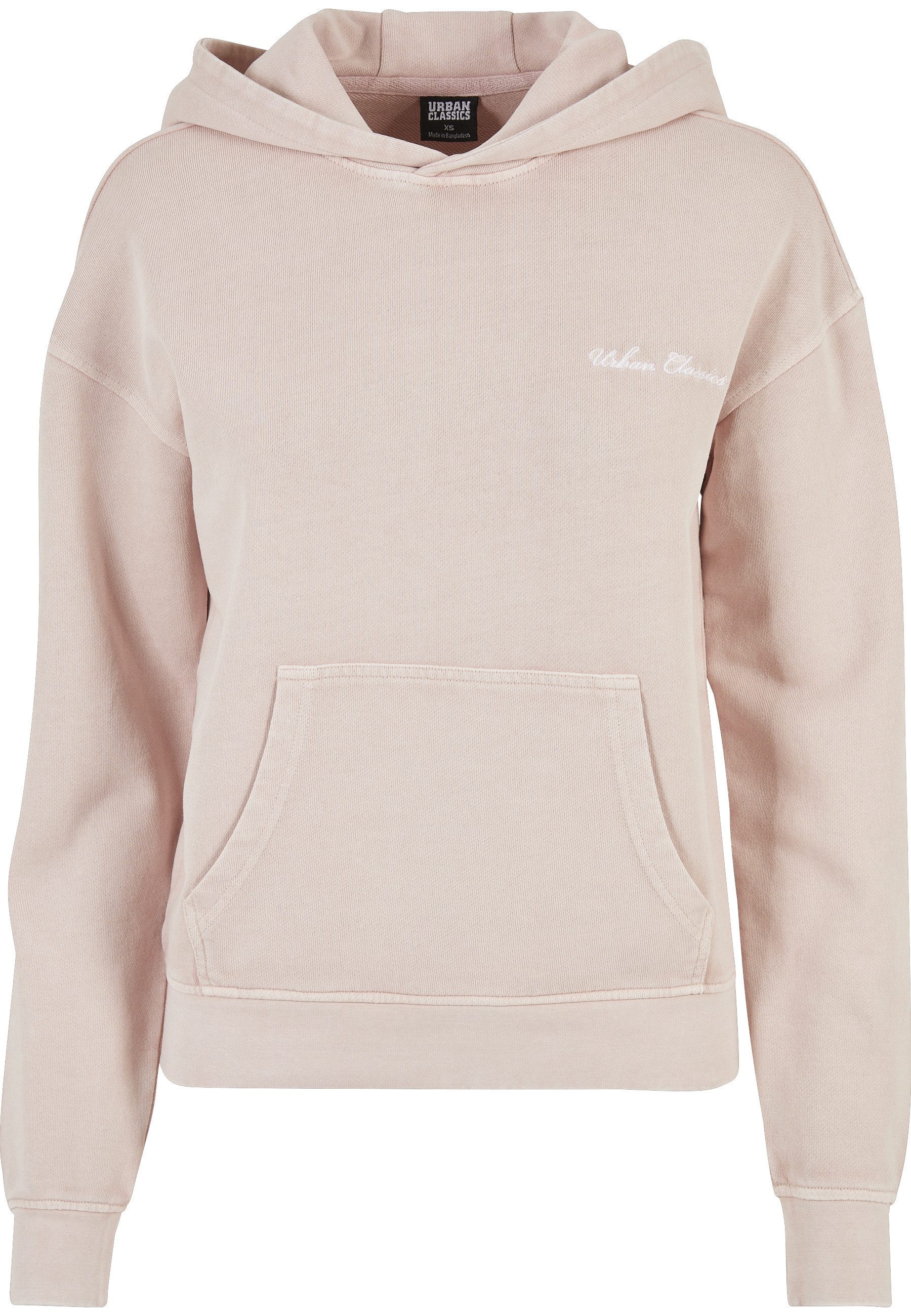 URBAN CLASSICS Kapuzensweatshirt Urban Classics Damen Ladies Small Embroidery Terry Hoody (1-tlg)
