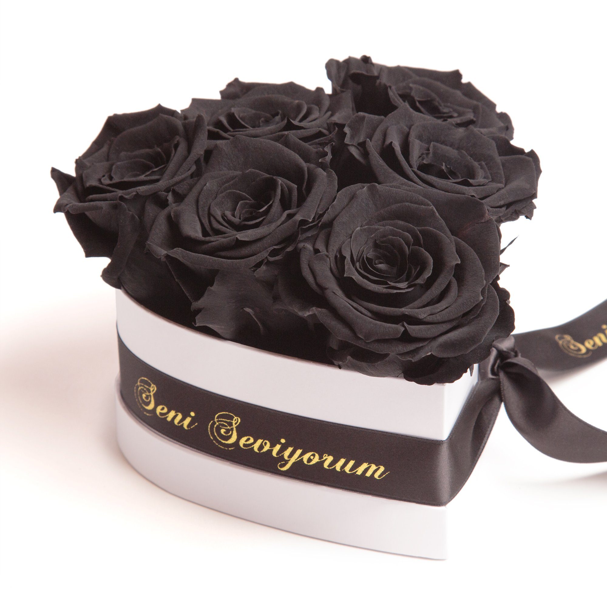 Kunstblume Seni Seviyorum Hediye herz Box günstig online kaufen