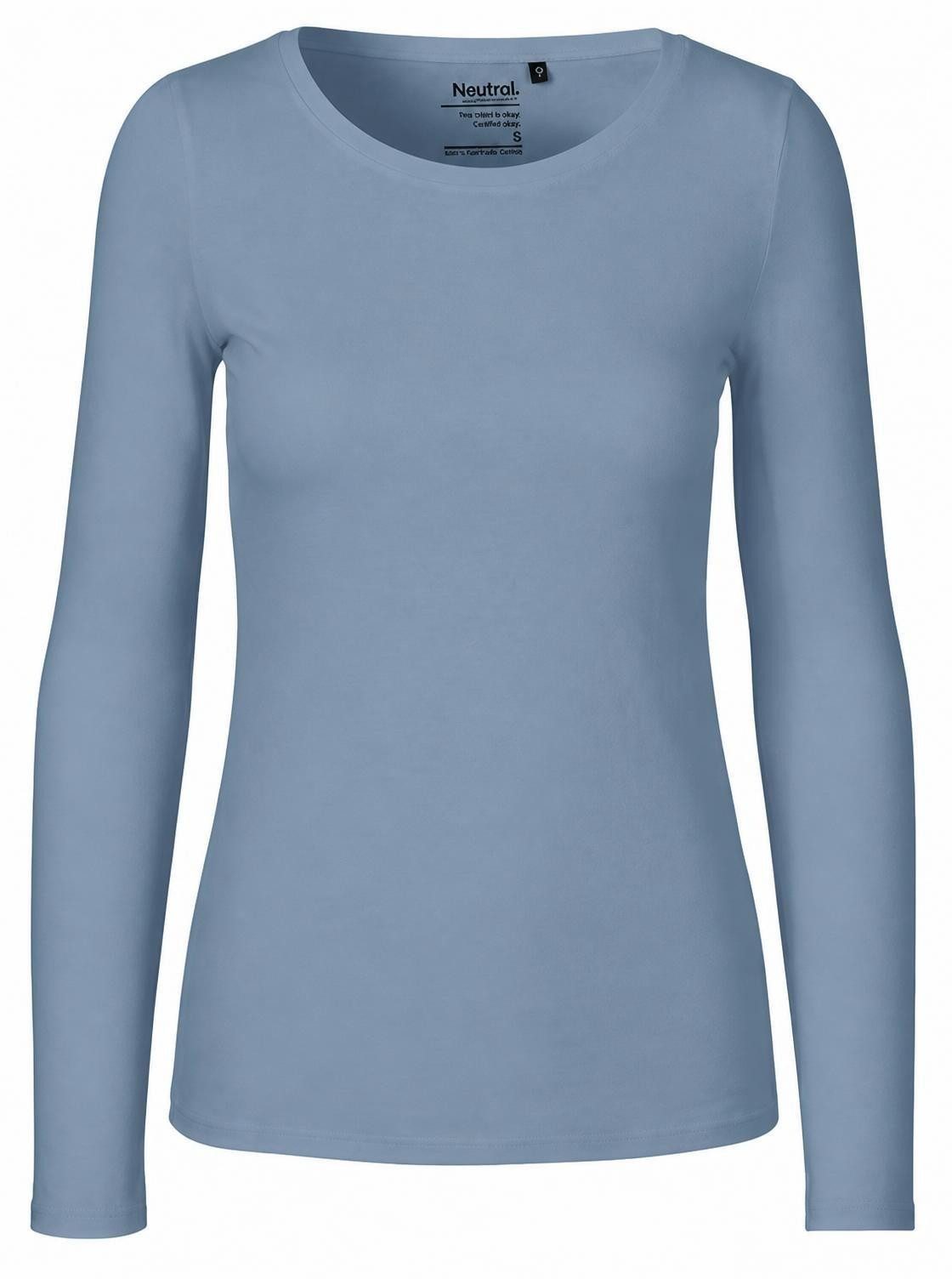 Neutral Langarmshirt Damen Long Sleeve T-Shirt / 100% Fairtrade-Baumwolle