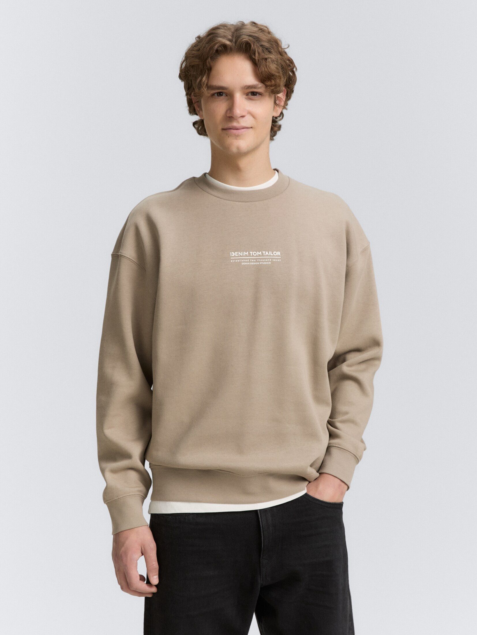 TOM TAILOR Denim Sweatshirt Relaxed Sweatshirt günstig online kaufen