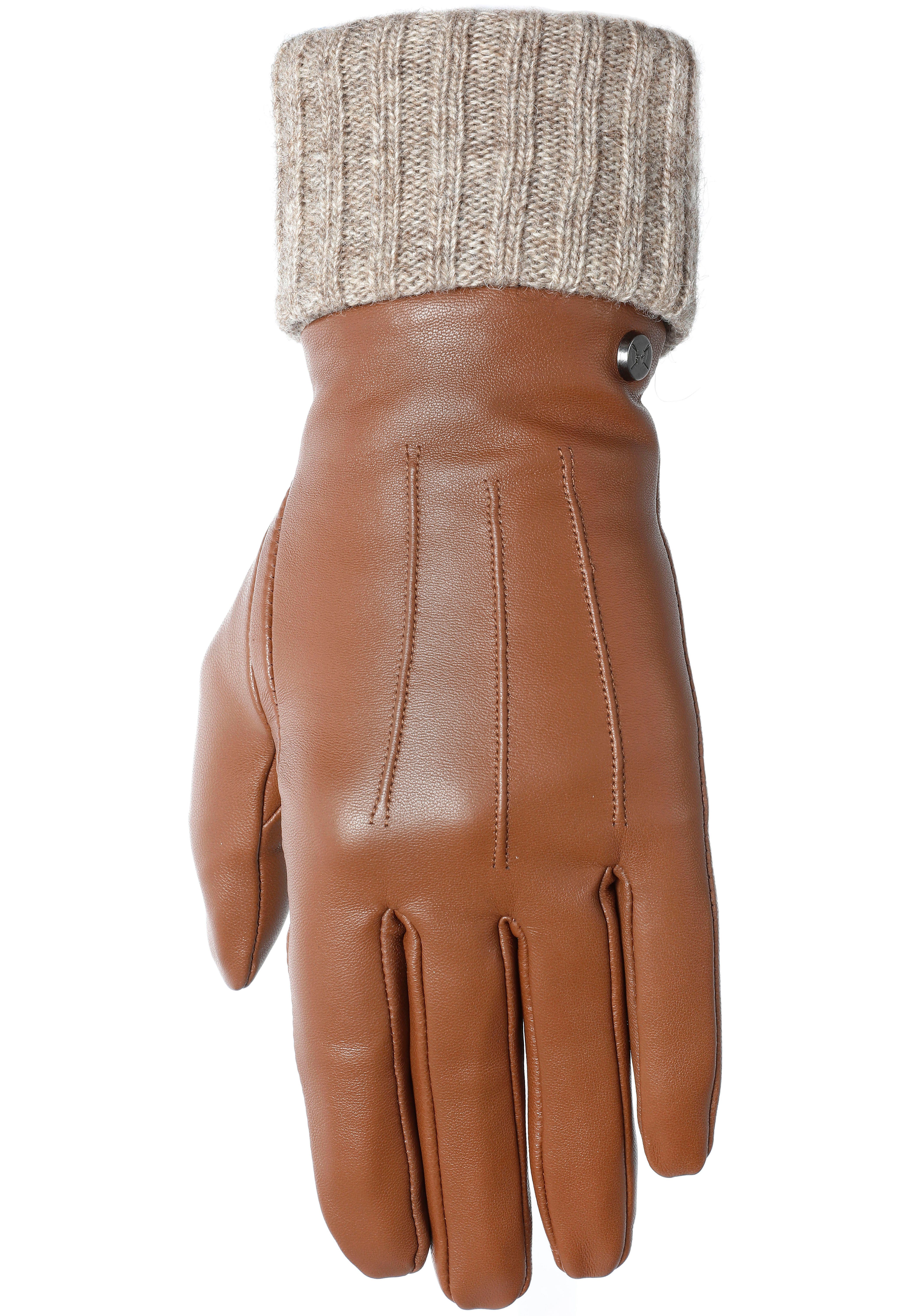 PEARLWOOD Lederhandschuhe Lipa Touchscreen proofed - mit 10 Fingern bedienbar