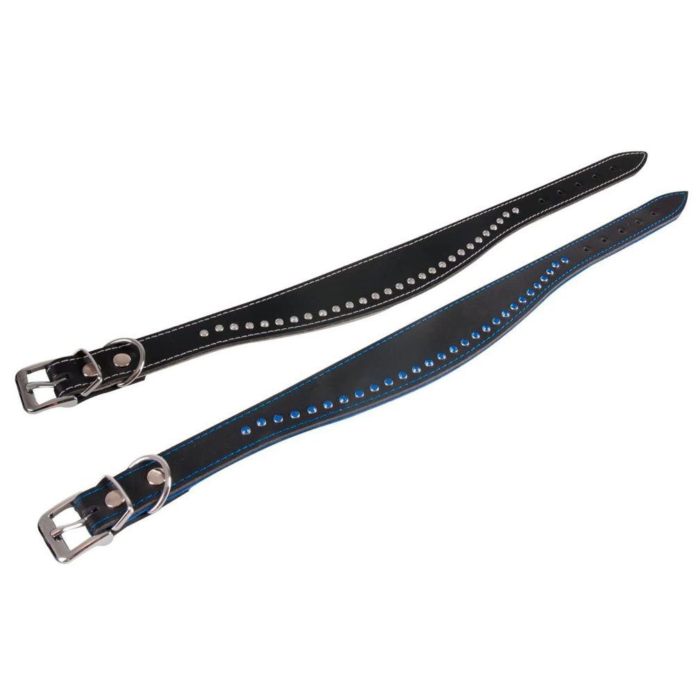 Hunde-Halsband Karlie Halsband Chic - Schwarz/Grau Länge / Breite: 40 cm / 35 mm
