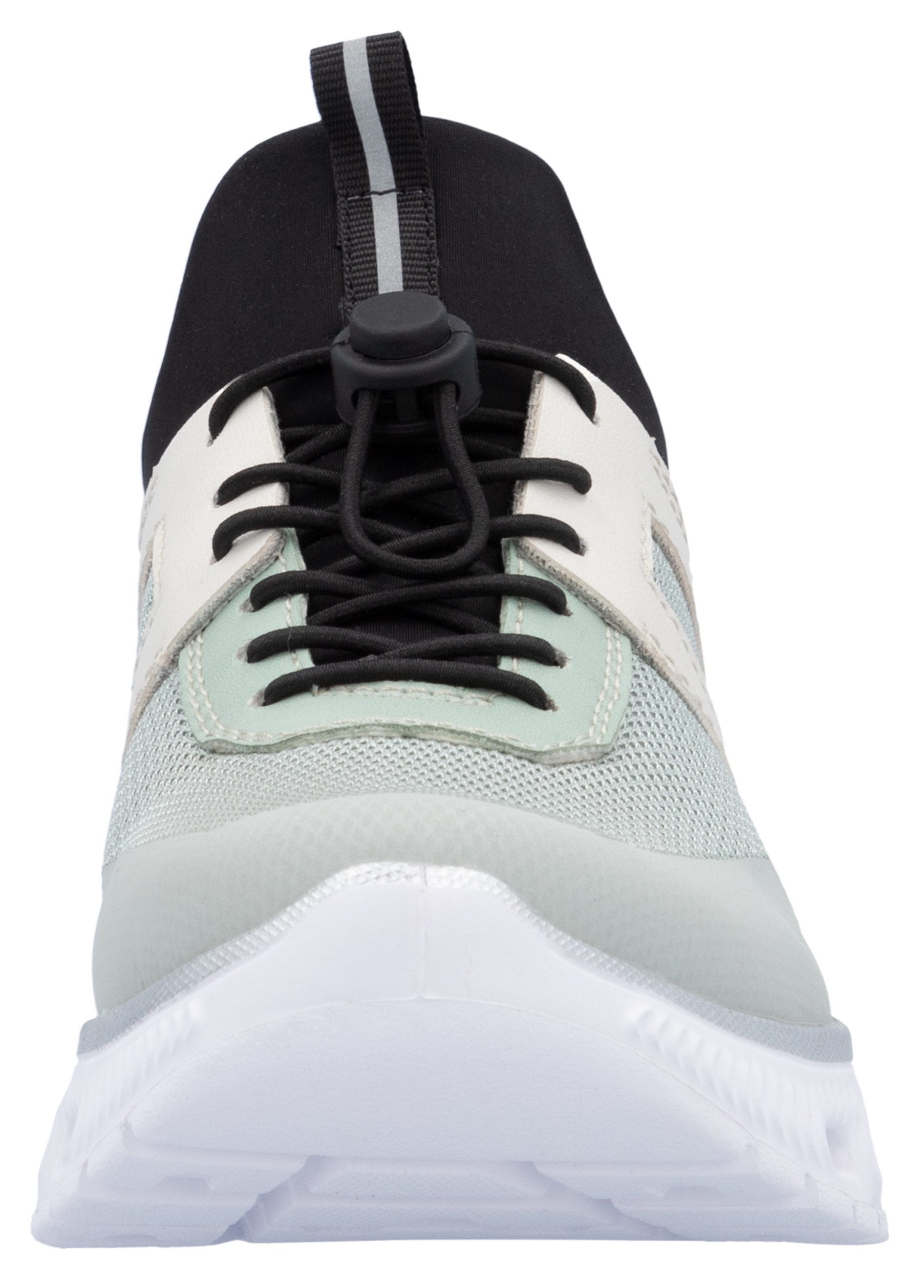 RIEKER Sport Slip-On Sneaker Chunky Slipper, Freizeitschuh in veganer Verarbeitung