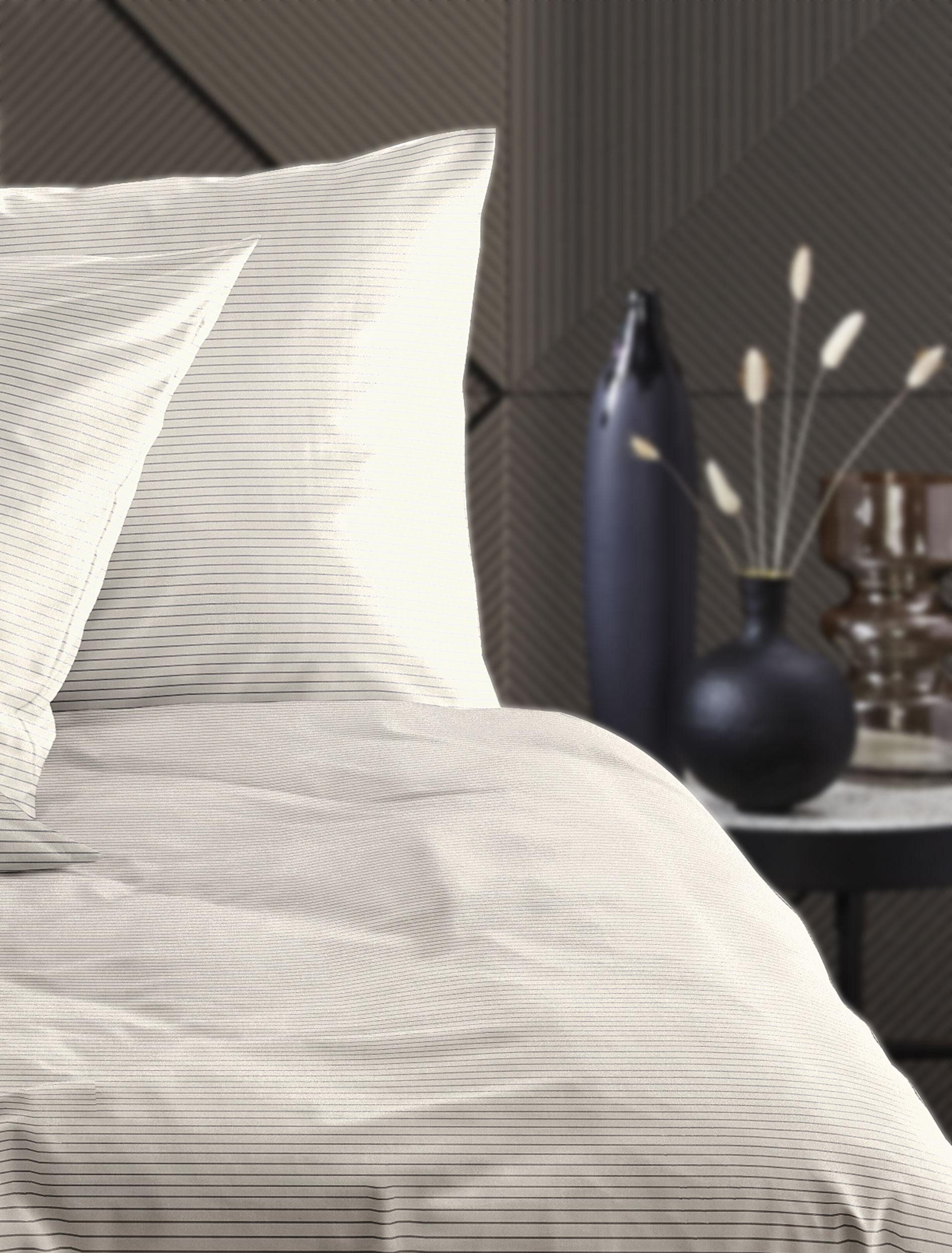 Irisette Bettwäsche irisette Bettwäsche TOKIO Satin BL 155x220 cm braun Bettbezug – Bild 3 von 5