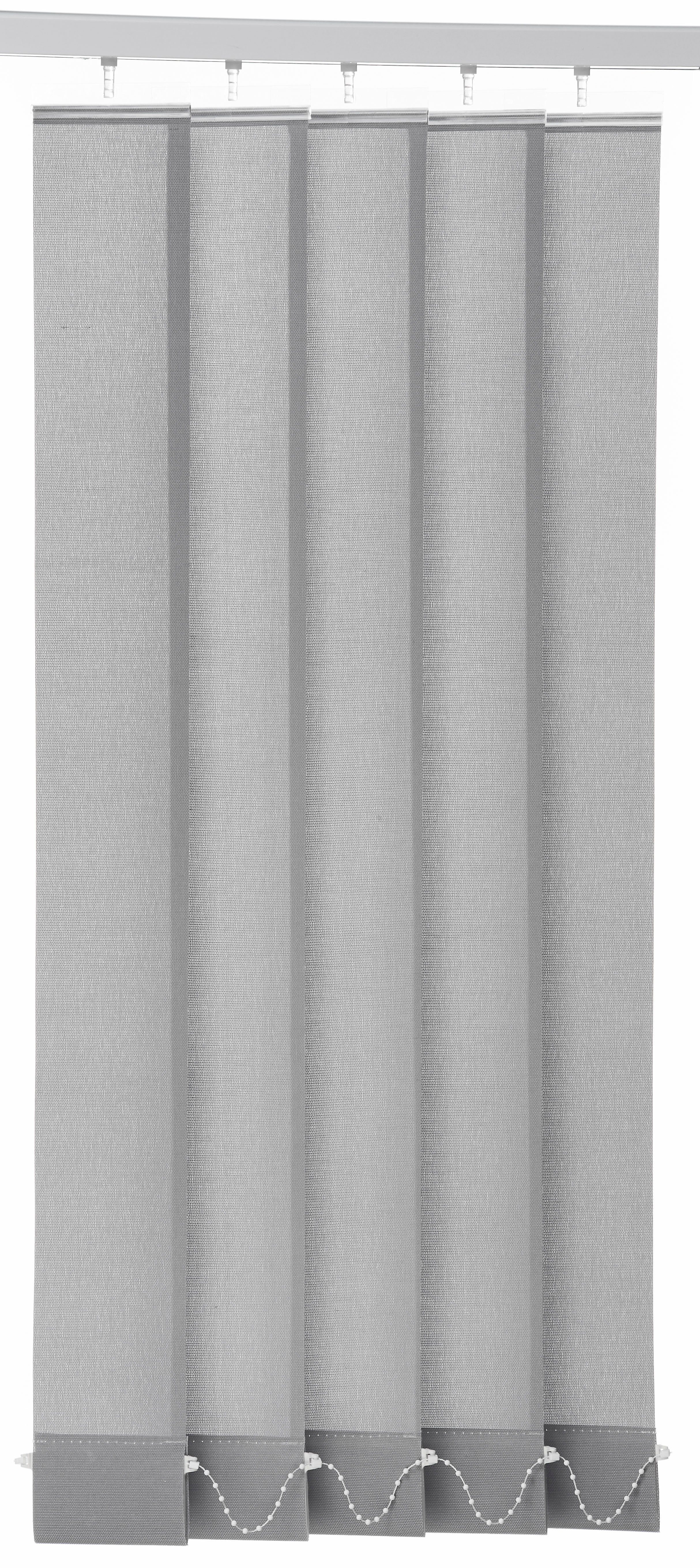 Lamellenvorhang Sophie, verschraubt Polyester, home, my | silbergrau silbergrau