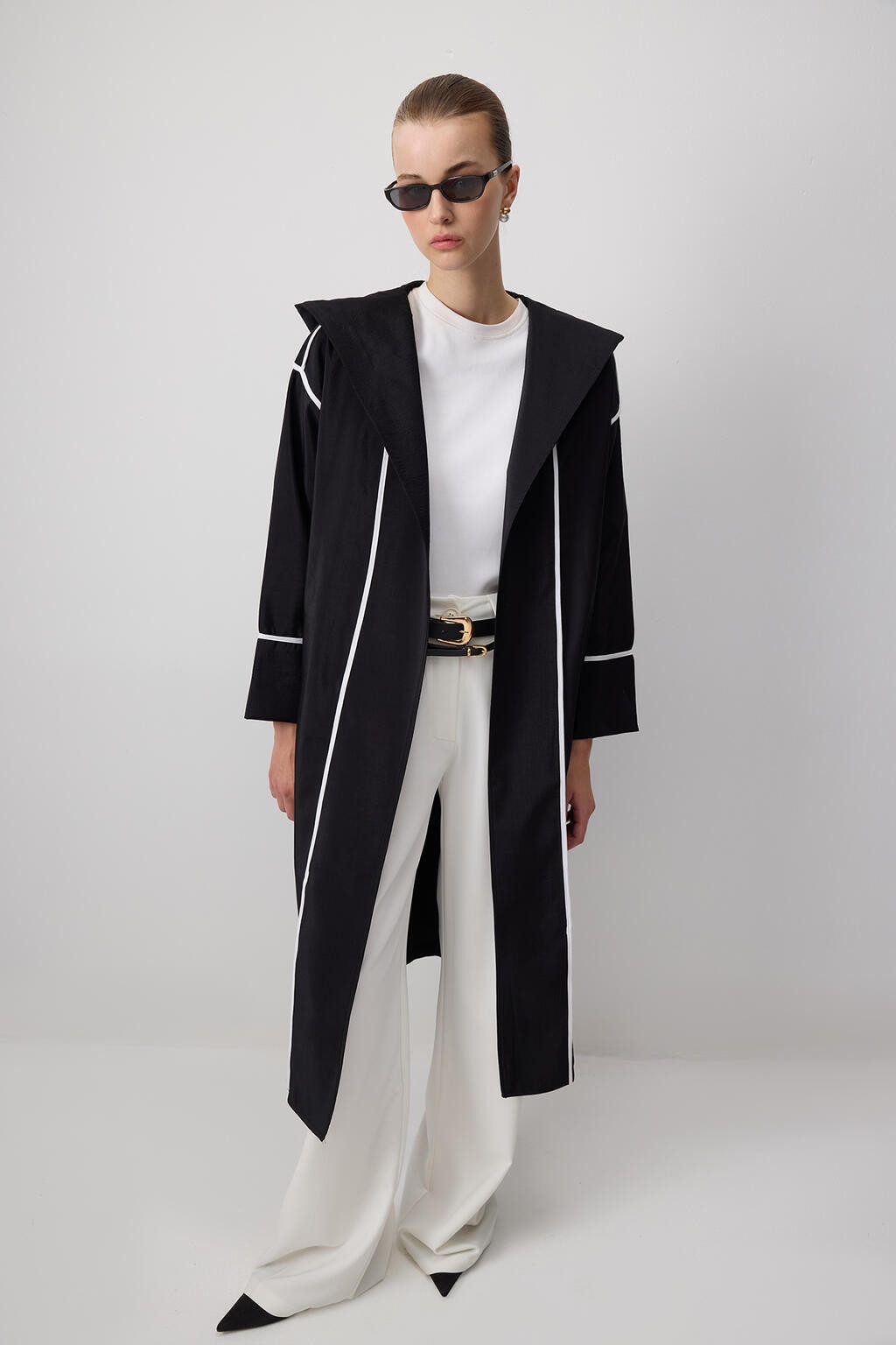 touche prive Jackett Cupra-Jacke mit Kapuze