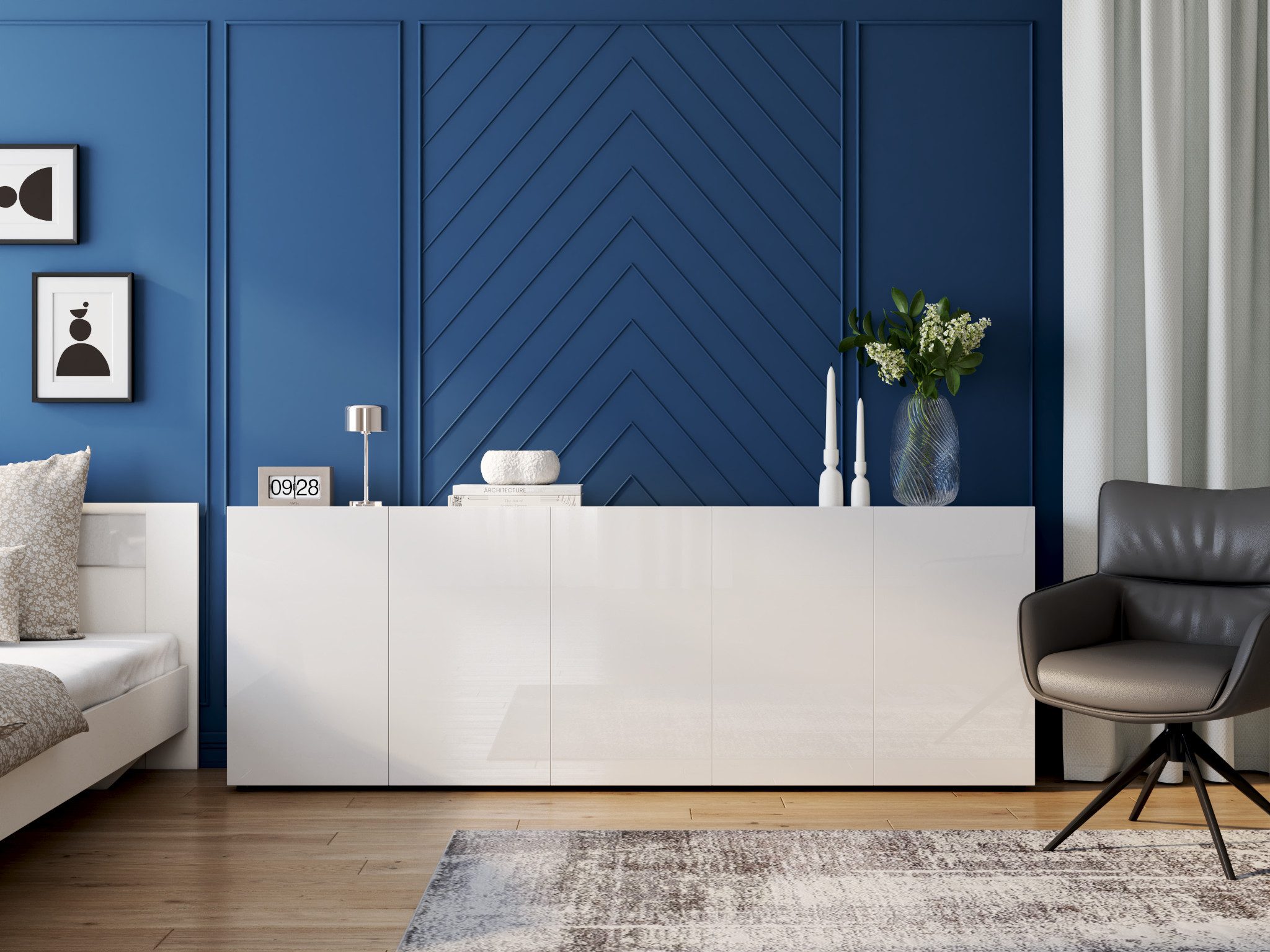 INOSIGN Sideboard Mister, Kommode, komplett Hochglanz günstig online kaufen