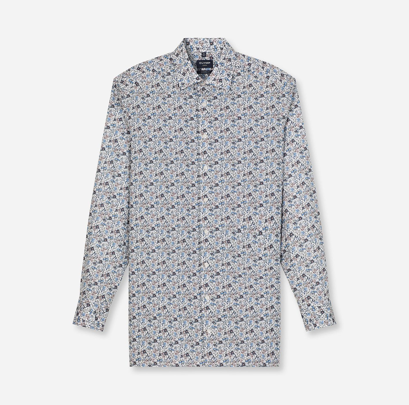 OLYMP Langarmhemd Luxor modern fit Modern Fit, Businesshemd, New-Kentkragen günstig online kaufen