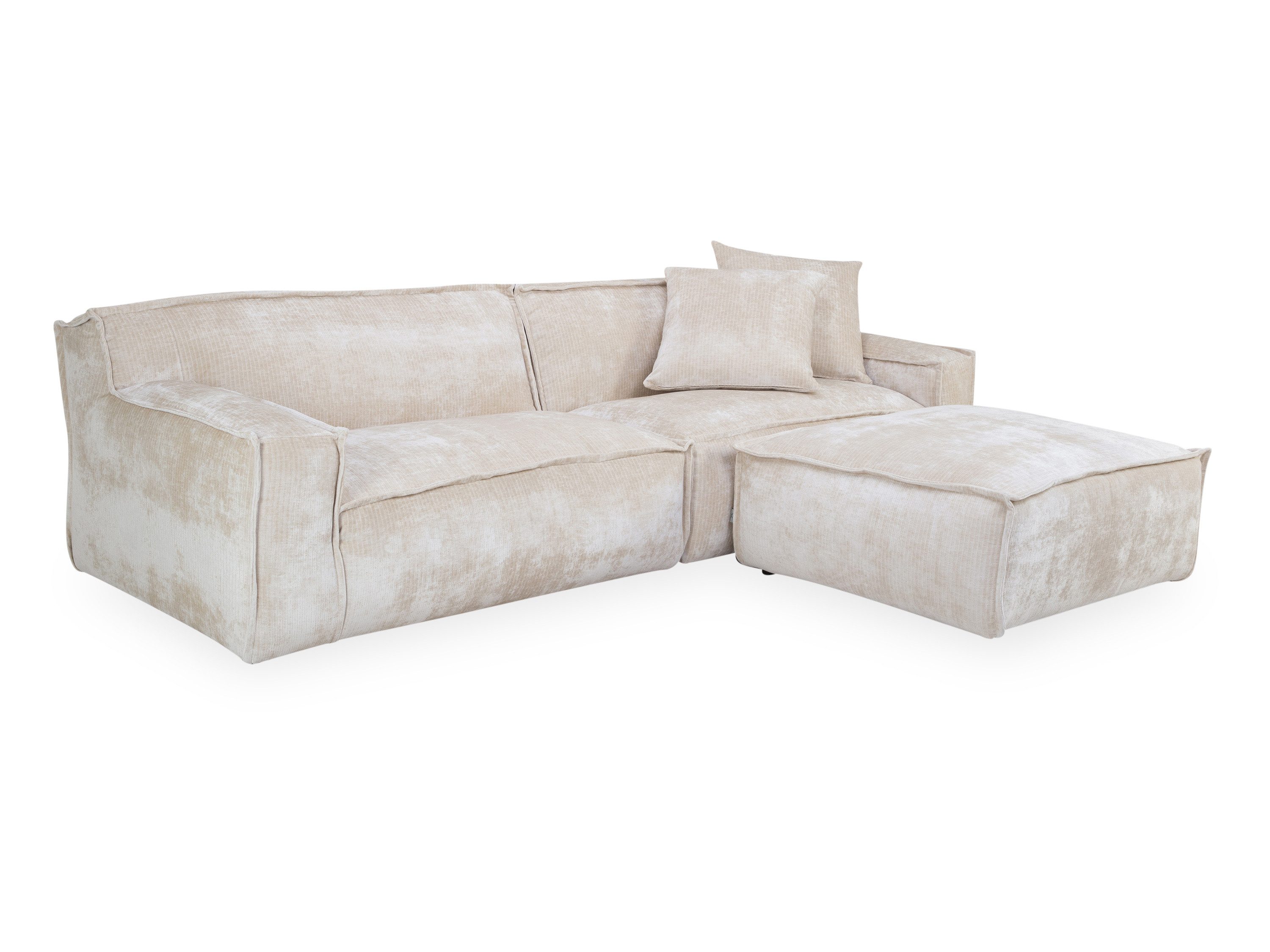 SANSIBAR Living Sofa Sofa 3 Sitzer SANSIBAR RANTUM (BHT 290x79x110 cm) BHT 290x79x110 cm